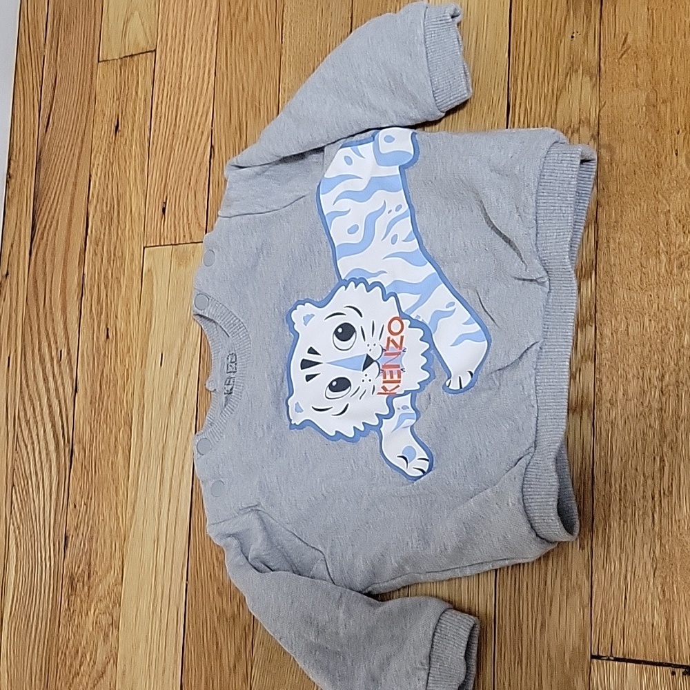 Gray Sweater Kenzo Kids 18mo